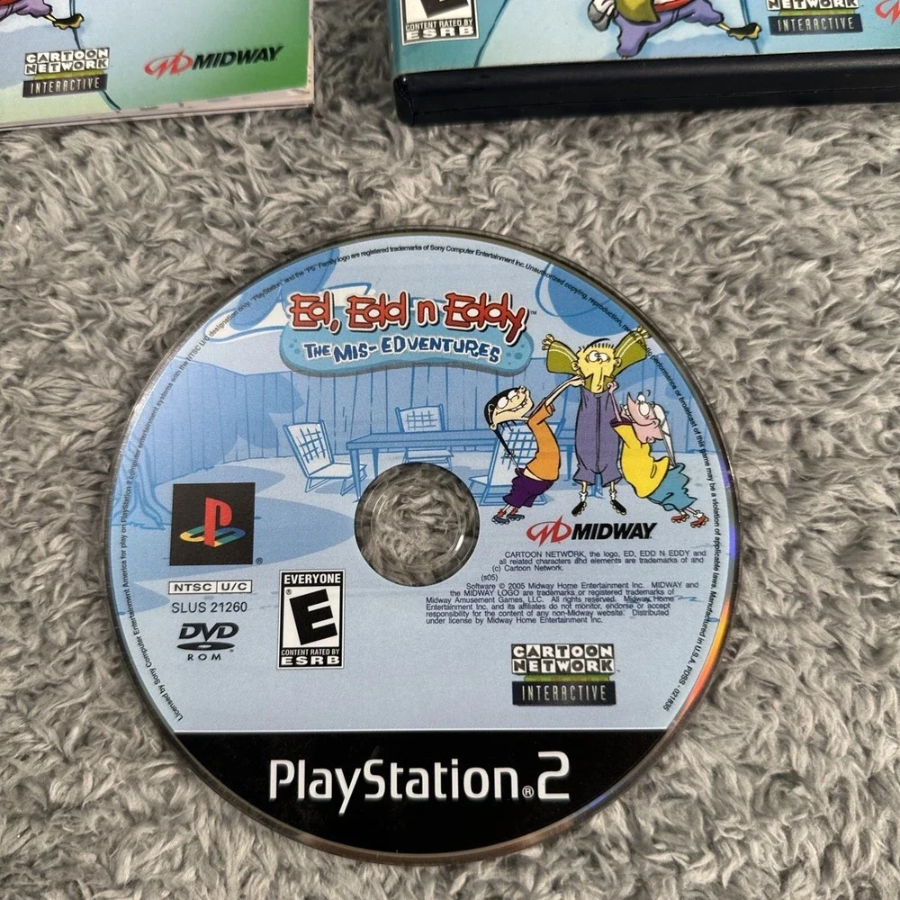 Ed Edd n Eddy The Mis-Edventures NICE Complete CIB PlayStation 2 PS2 Authentic